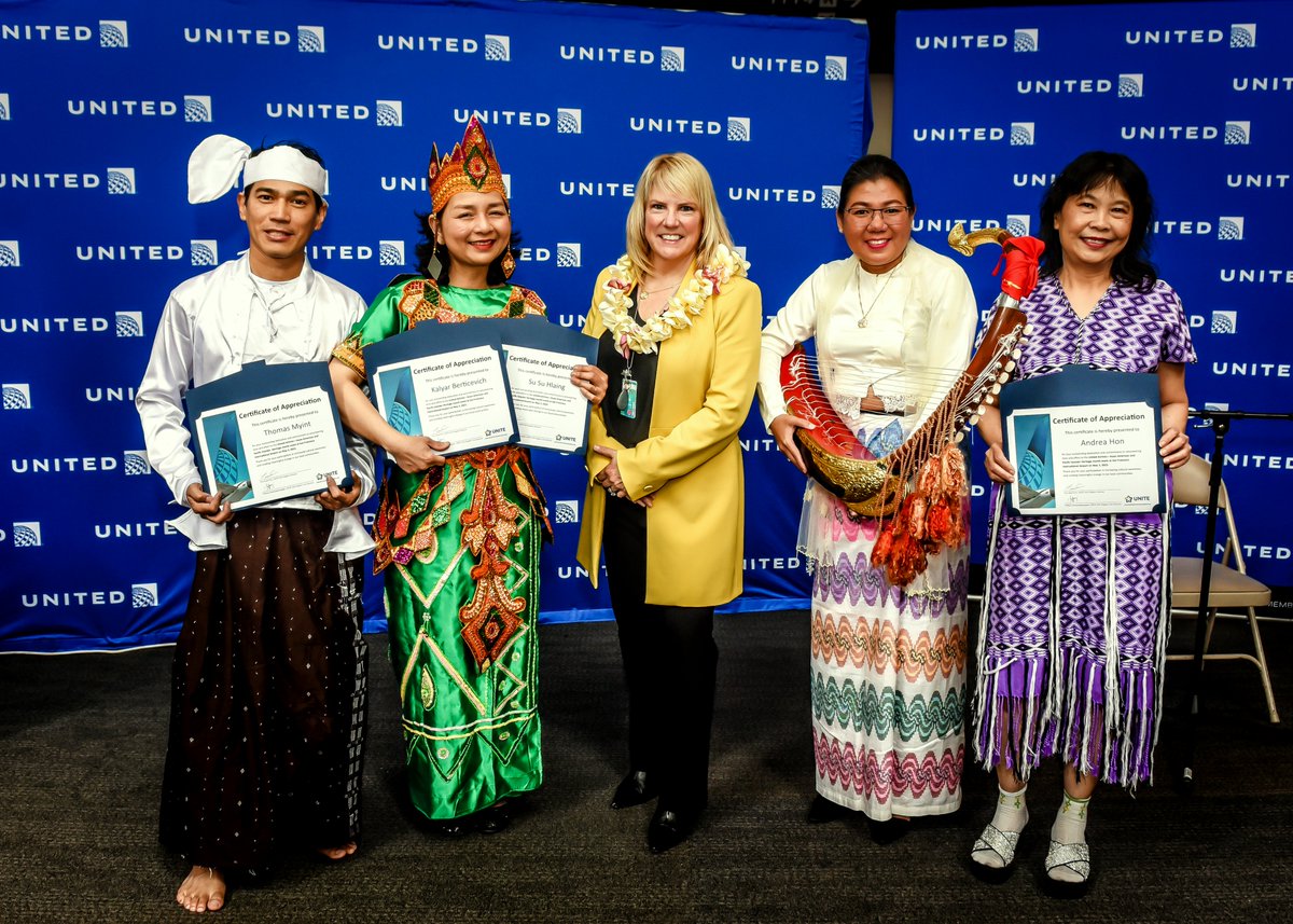 Passengers and employees were treated with a special celebration, honoring AAPI Heritage Month at SFO! Our employees are so talented! Mabuhay! Aloha! Kanpai! Chiyo! Ganbei! Chee Hoo! @Auggiie69 @JoniBelknap @annie54c @united @Akikosan0225 #beingunited #sfowheregoodleadstheway