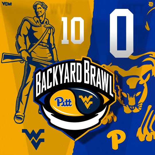 voicemorgantown's tweet photo. CUE COUNTRY ROADS! The Mountaineers hammer Pitt in the Backyard Brawl! #WVU https://t.co/UFfyVfoIeH