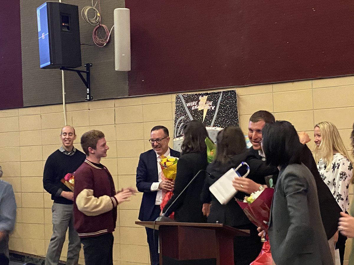 OSchoolsPR's tweet photo. What an amazing night at the BOE: student accomplishments, hearing from our TALAT students who plan careers in teaching, and teachers being recommended for tenure. All official photos will be posted tomorrow. These are a few candids of our tenure candidates. https://t.co/yxLOm76Avr