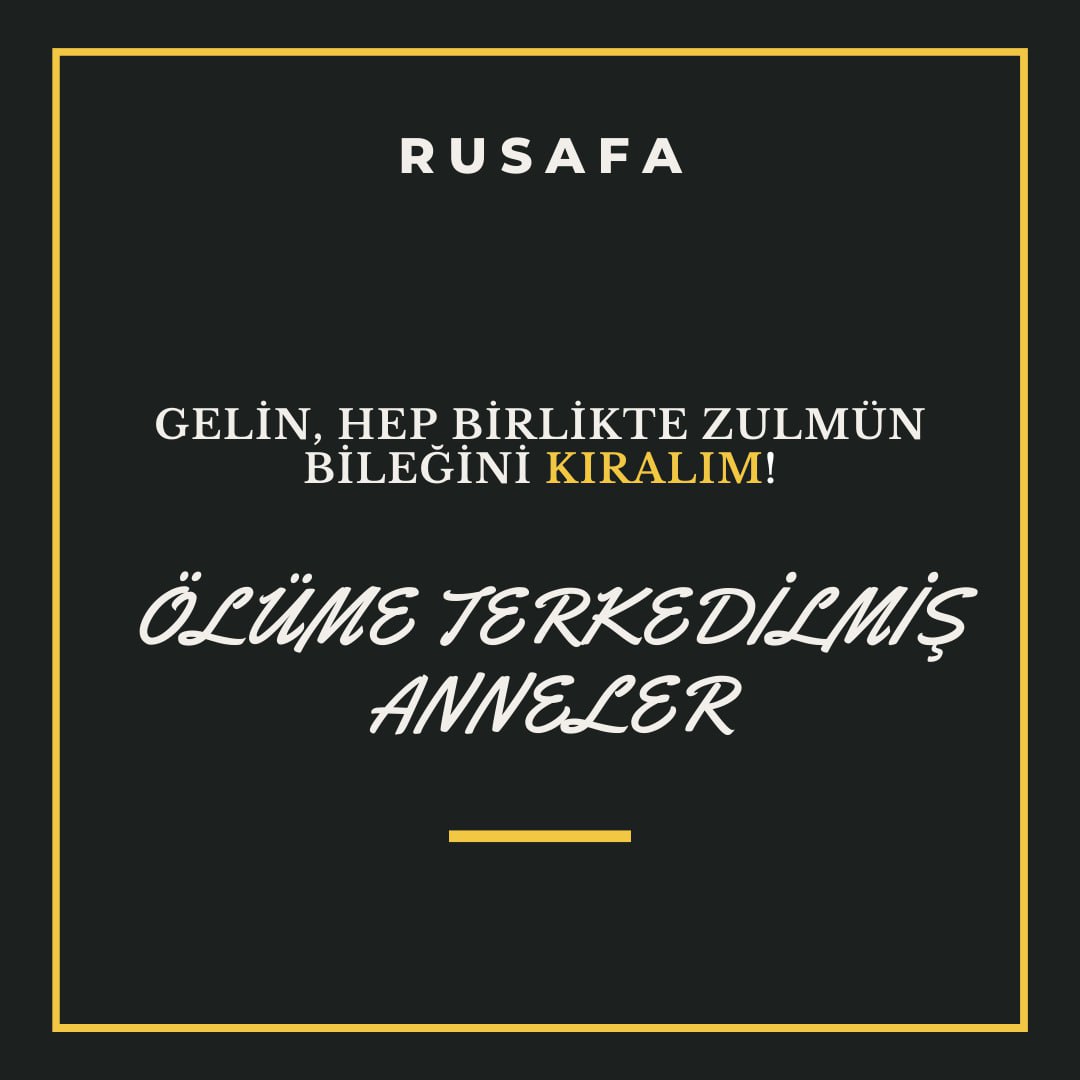 İnsanlara faydası olmayanları, ölülerden sayın gitsin.

Ölüme Terkedilmiş Anneler