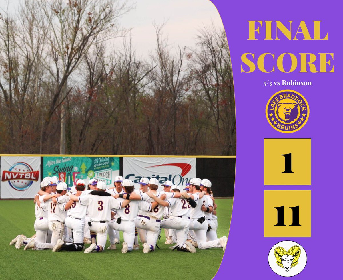 Lake Braddock Baseball tweet media