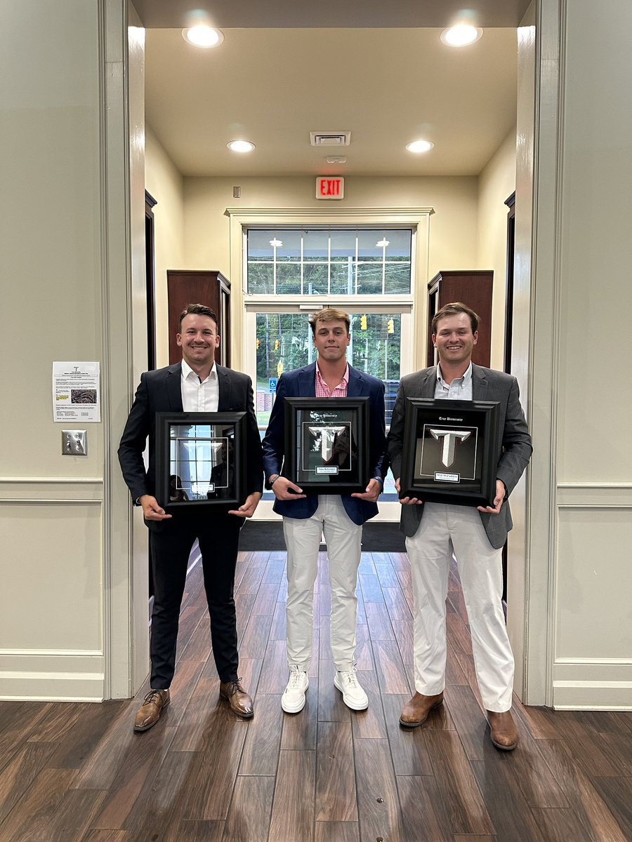 Tonight we say 𝙏𝙃𝘼𝙉𝙆 𝙔𝙊𝙐 to these three men for their daily commitment to the pursuit of excellence!  #SharpenTheSword