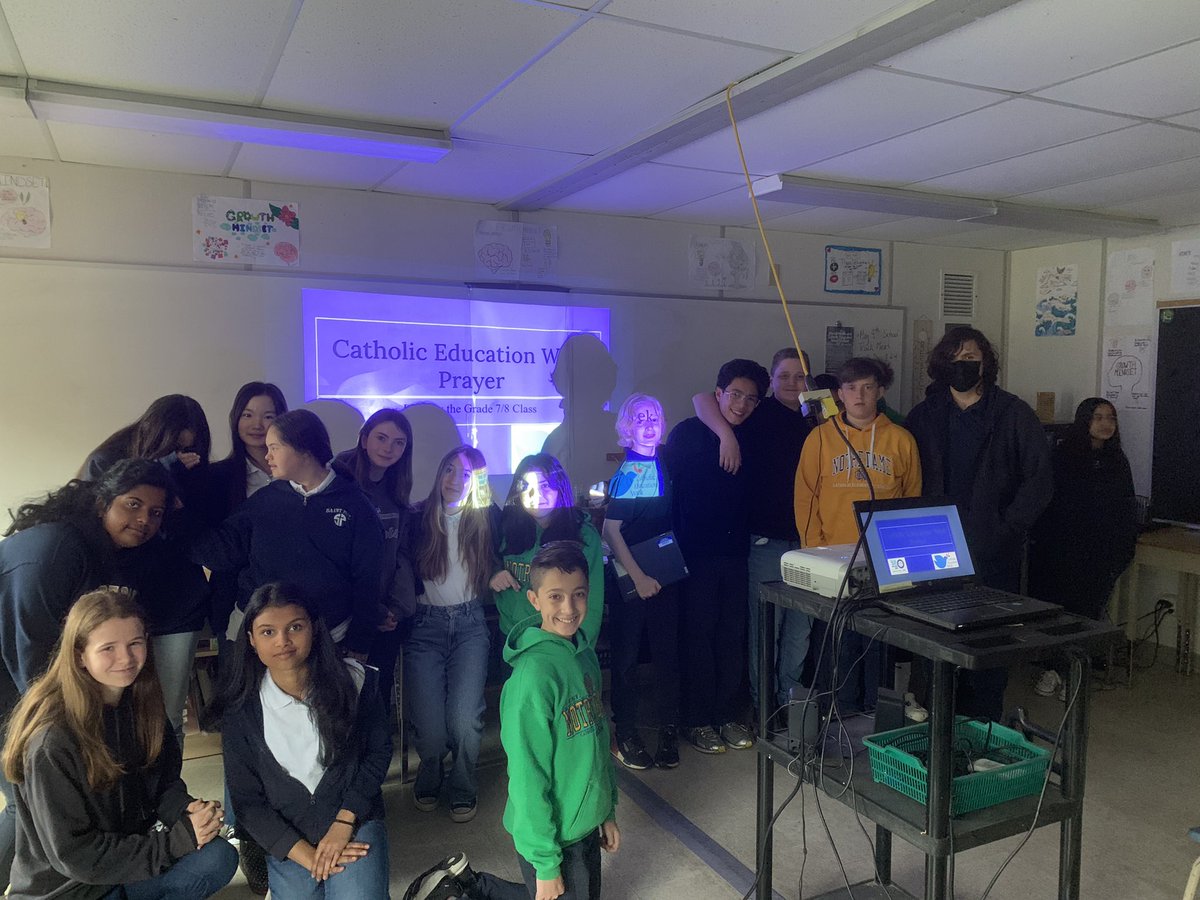 RachelCha9's tweet photo. Another beautiful day celebrating Catholic Education. The grade 7/8 students @NotreDameNF led all classes through a meditative prayer walk and taught the significance of the pretzel and prayer in Catholic Faith. #CEW2023 #WeAreManyWeAreOne https://t.co/IV7yO5QUBT