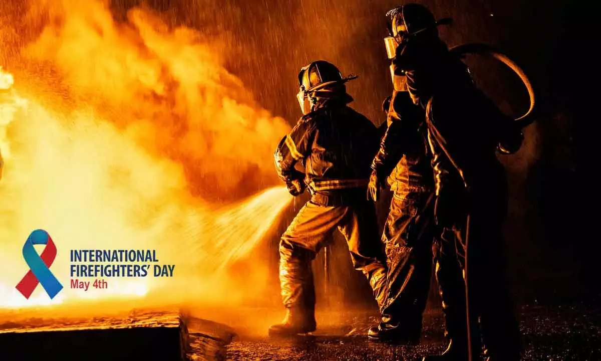 ONFireChiefs's tweet photo. Today we honour the brave individuals who put their lives on the line every day to keep us safe. They are courageous and work tirelessly to protect our communities from fires, and other emergencies. 

To all firefighters around the world, thank you!

#InternationalFireFightersDay https://t.co/83DYqdbGMt
