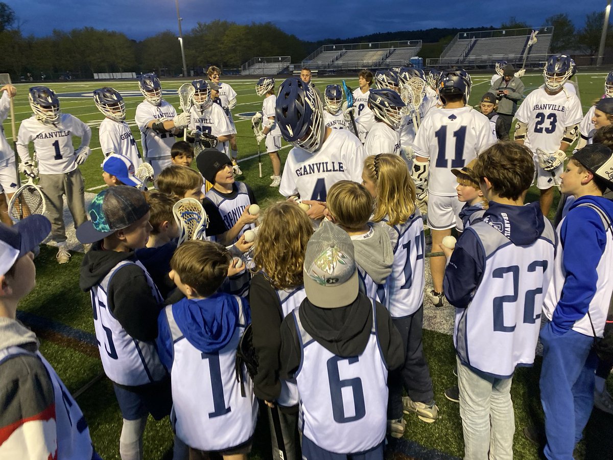 CoachBecher's tweet photo. Great GRD night @BlueAcesBoysLax! Hart Miller gets the OT goal for the win and then signs the autographs! Thanks for everything Coach @Higginbotham_3 https://t.co/rTzr16eOHf
