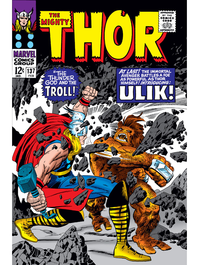 RT @ClassicMarvel_: Thor #137 cover dated February 1967. https://t.co/YgmM22U4LF