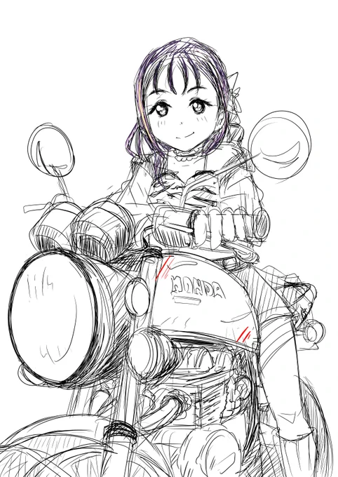 聖良さん!お誕生日おめでとう🎂 ❄️幻日にも出てください!! #鹿角聖良生誕祭2023 #ラブライブサンシャイン #lovelive_sunshine #セイントスノー #SeintSnow 落書きですみません💦