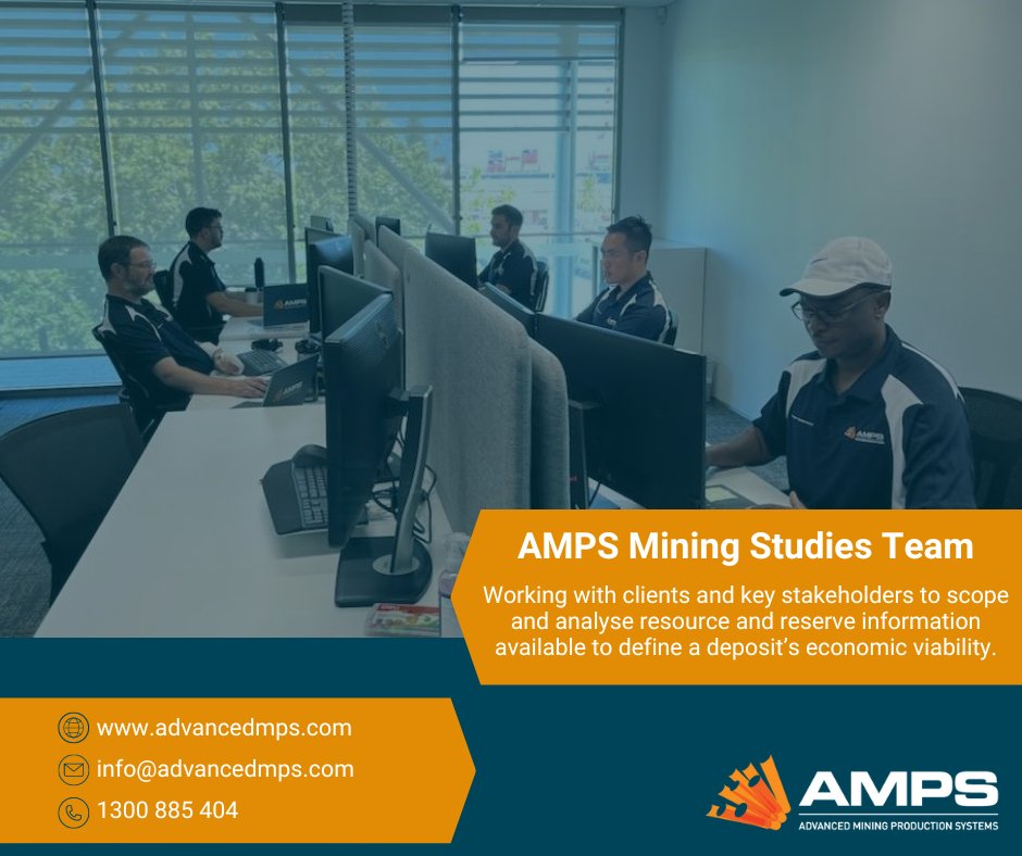 AdvancedMPS's tweet photo. At AMPS, we leverage our team’s technical and operational knowledge to develop a full suite of mining studies.

Contact us today for more information on our mining studies services!

#MiningStudies #UndergroundMining #OpenPitMining

https://t.co/p4EWya3iV3 https://t.co/fRTwisf5Eq
