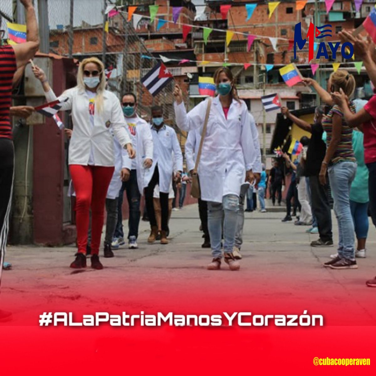 Allí, donde somos más útiles; en las comunidades.

💖 ¡Juntos por cada latido! 💖

🇨🇺#CubaPorLaVida👏 #ALaPatriaManosYCorazón #1Mayo

<a href="/cubacooperaven/">Brigada Médica Cubana en Venezuela</a> <a href="/MINSAPCuba/">Ministerio de Salud Pública de Cuba</a> <a href="/MagaGutierrezV/">Magaly Gutiérrez Viña</a>  <a href="/MinSaludVE/">MPPSalud</a>