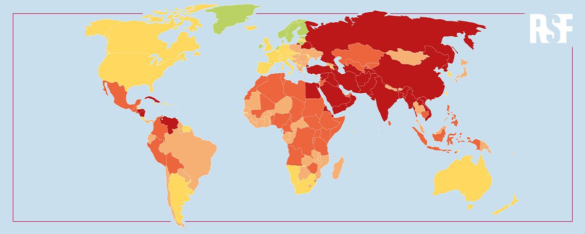 JeffRagragio's tweet photo. ‘Fake content industry’ is a threat to journalism, reports @RSF_en in this year’s press freedom index. 

PH in difficult situation since forever #WPFD2023 https://t.co/R5qrdkc2DU