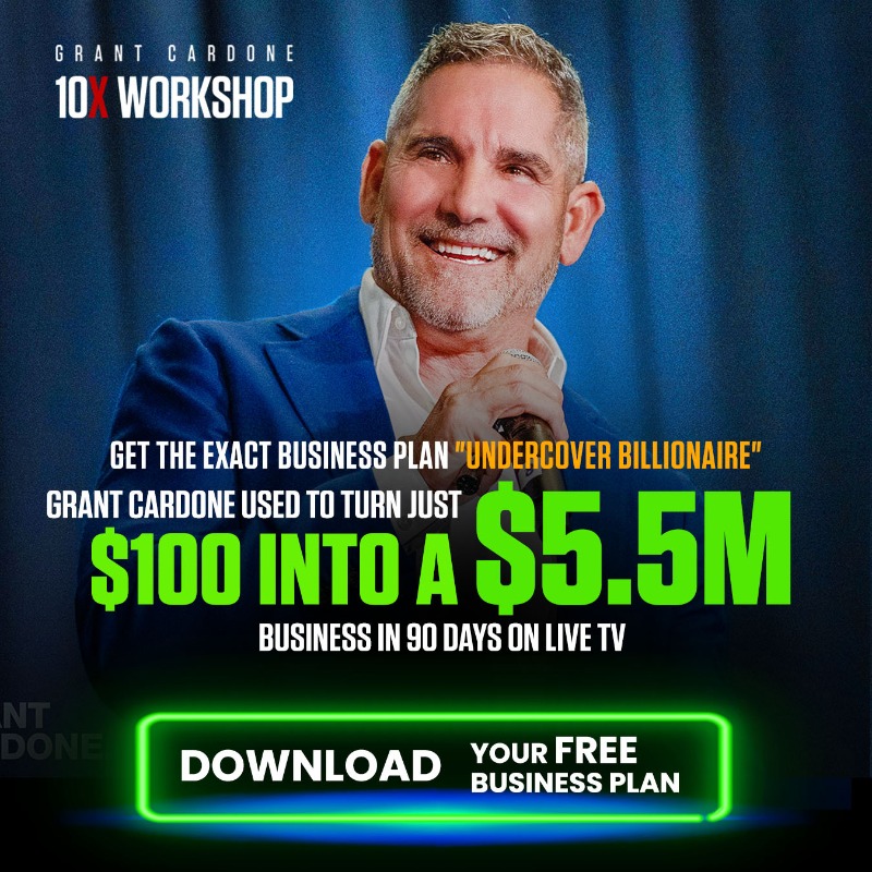 Grant Cardone on X: &ldquo;FREE TRAINING: Discover how I built a $5.5M 
