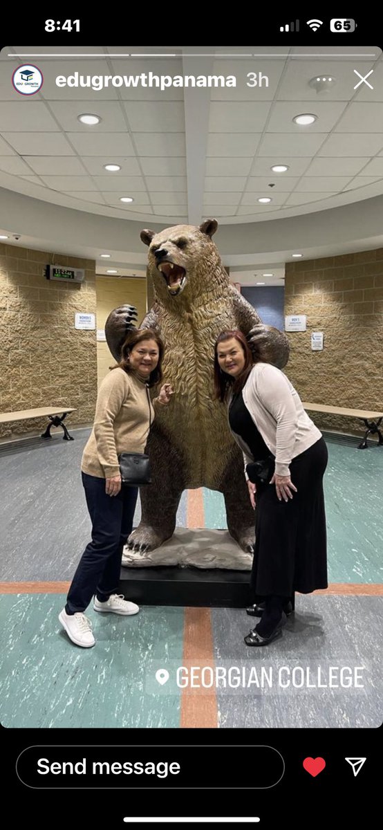 corinne_wh's tweet photo. @ELSGeorgian @georgiancollege welcomed special guests from Panama today. Thank you Sheyla and Ricardo for visiting. EduGrowth Panama is an amazing team and we appreciate all you do to support students planning to study at Georgian! #eap #experiencegeorgian https://t.co/lnOiy4qRGR