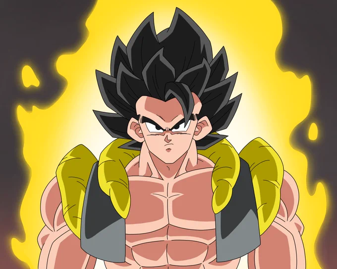 #ドラゴンボール 今日(昨日も?)はゴジータの日 ということで、ゴジータ・BRの 過去絵を載せておきますね