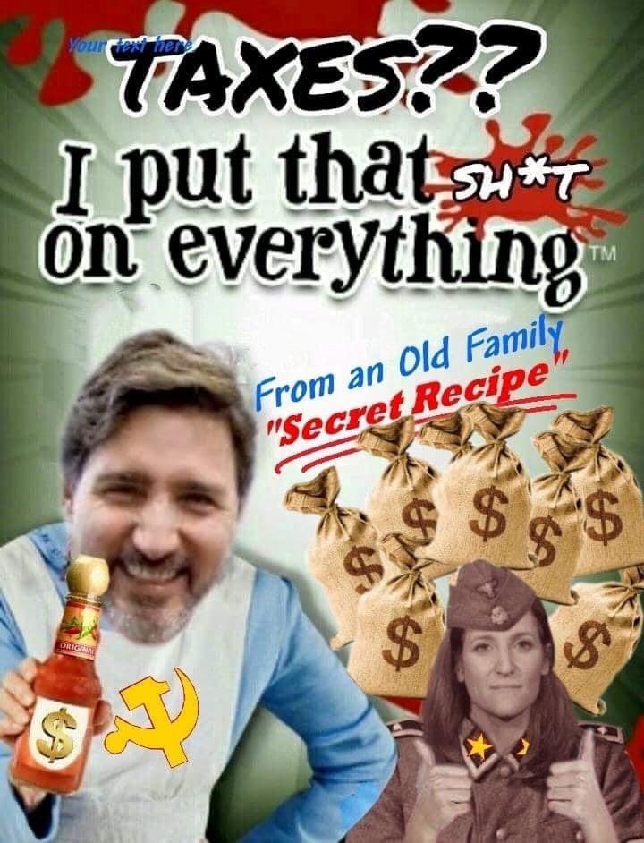 LooperBeau's tweet image. Take-off eh! 
#TrudeauHasToGo 
#TrudeauIsDestroyingCanada