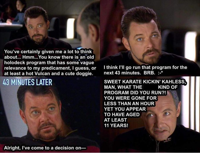 JanelleWaz's tweet photo. Okay, you all know I have to post this one during this episode. #ENT #TheseAreTheVoyages #TNG #ThePegasus #allstartrek https://t.co/MmRe4h91VP