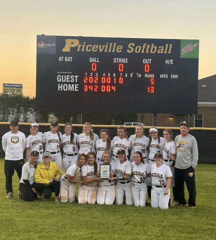 Priceville Softball tweet media