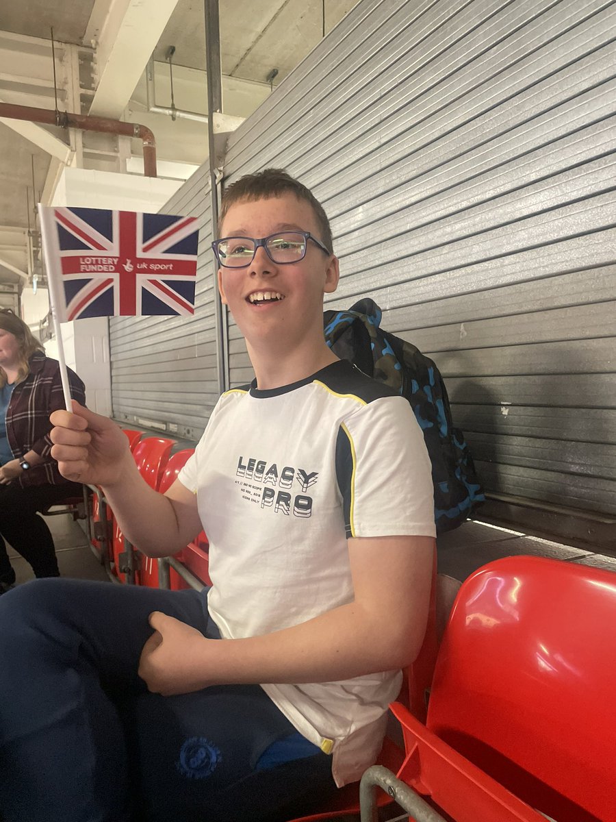 Woodcedarclass's tweet photo. What a fantastic day we had yesterday visiting the @principalitysta to watch the Wheelchair rugby European championships - lots of fun with @WoodMaple2 and @woodholly22 classes and to top it off Great Britain took the win 🏆 🇬🇧 https://t.co/Jfn6oHxf4h