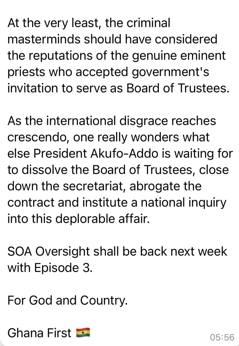 S_OkudzetoAblak's tweet photo. Episode 2 of “National” Cathedral Scandals — America Edition. 

For God and Country.

Ghana First /3 https://t.co/JrHdAhxuvn