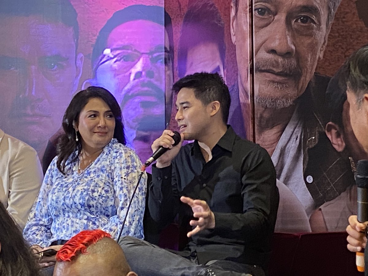 ABSCBNC0RP's tweet photo. RT @ABSCBNpr: McCoy De Leon on being one of the hated characters on #FPJsBatangQuiapo: Mas natutuwa po ako. Parang mas nagagawa ko po nang maayos yung trabaho ko. 

#FPJBQMediaConference https://t.co/wOiaVrXeap