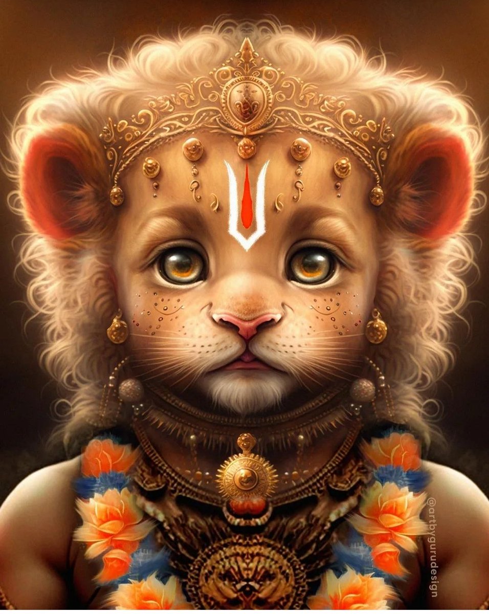 Soma_dhar25's tweet photo. 🌹ॐ उग्रं वीरं महाविष्णुं ज्वलन्तं सर्वतोमुखम्। नृसिंहं भीषणं भद्रं मृत्यु मृत्युं नमाम्यहम्॥🙏🌹💐🙏
भगवान विष्णु के चतुर्थ अवतार भगवान नरसिंह की जयंती पर आप सभी क�� मंगल शुभकामनाएँ 💐🌹🙏 https://t.co/NO9TdobGZG