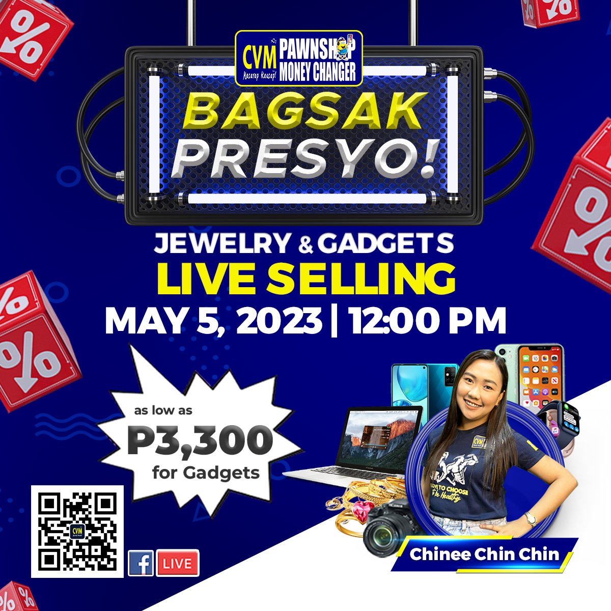 cvmpawnshops's tweet photo. BLOCK FRIDAY 121 Live na Live na Bukas!!

Good as new quality! All Originals! No to fakes! Zero repairs! Dito lang yan sa aming live na live selling.

Kita-kits tayo bukas ng 12nn!

Join na: https://t.co/6cdsx2zHn0

#cvmpawnshops #blockfriday121 #cvmliveselling https://t.co/UapYFudURt