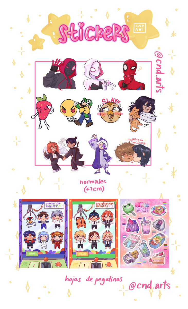 cndatrs's tweet photo. @JW_Arte holaaa :)) estaré en el stand 48🤧 estas son las cositas nuevas q llevo y está el catálogo entero en mi insta @/cnd.arts 🫶 os espero este finde🧌🫡🫶 https://t.co/ORPGlQ3Jb7