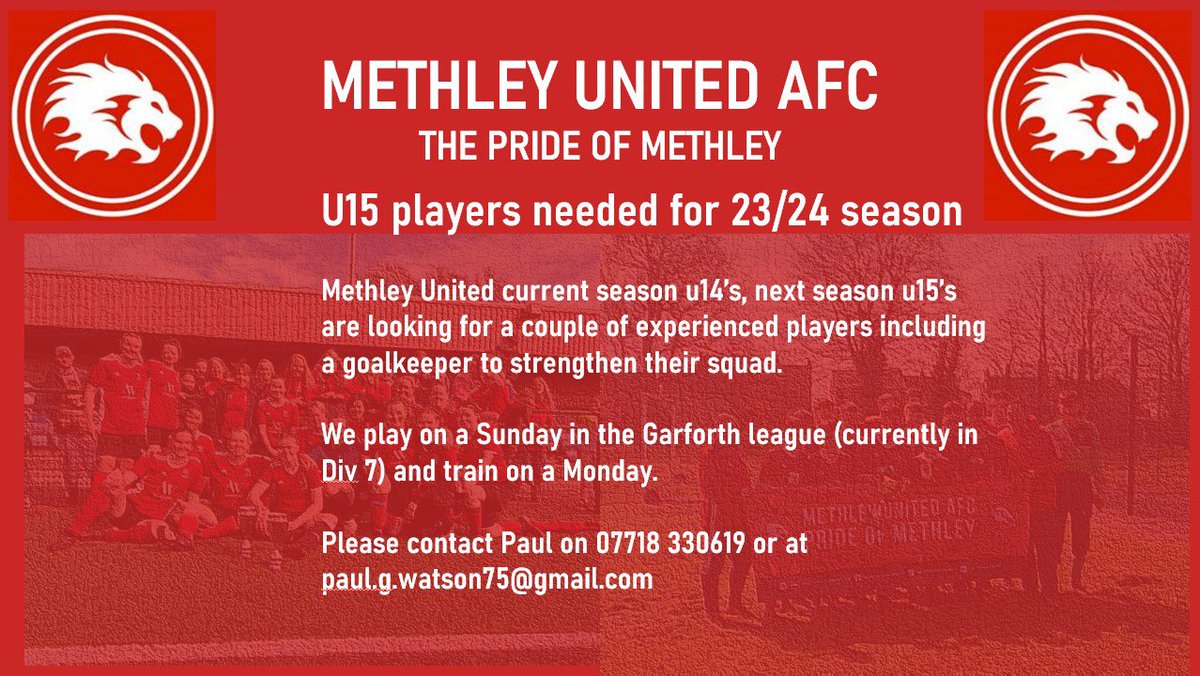 Methley United AFC (@methleyutdafc) on Twitter photo 