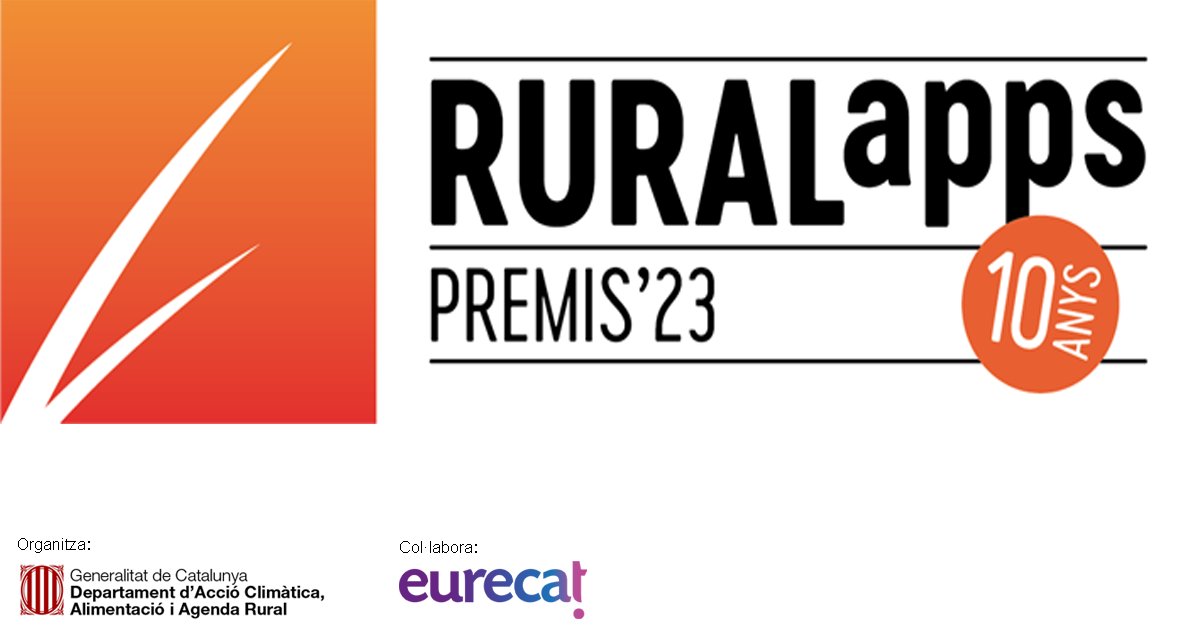 arcaruralcat's tweet photo. 📢 ÚLTIMS DIES per a que tanqui la convocatòria del Premi #Ruralapps 2023! 
➡️ Si tens un projecte sobre #innovació #tecnològica o de base tecnològica que apliqui, presenta'l a aquesta edició abans del 15 de maig.
🔝 Fins a 5.000€ en premis!
🖇️ + Inf.: https://t.co/WTjpAYdKQC https://t.co/uIp7CSDxp3