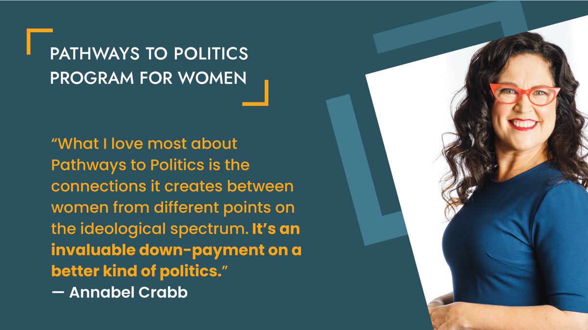 Pathways to Politics tweet media