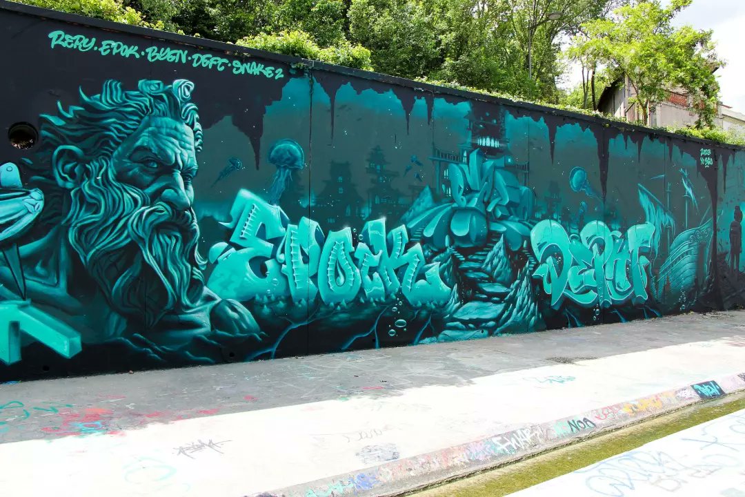 OneDeft's tweet image. Canal du verdanson - Montpellier

De bonnes équipes, une grosse fresque et une super orga ! ☀️

#graffiti #graffitiart #graff #graffporn #instagraff #montpellier #verdanson #cousinade6 #cousinade2023

onedeft.com