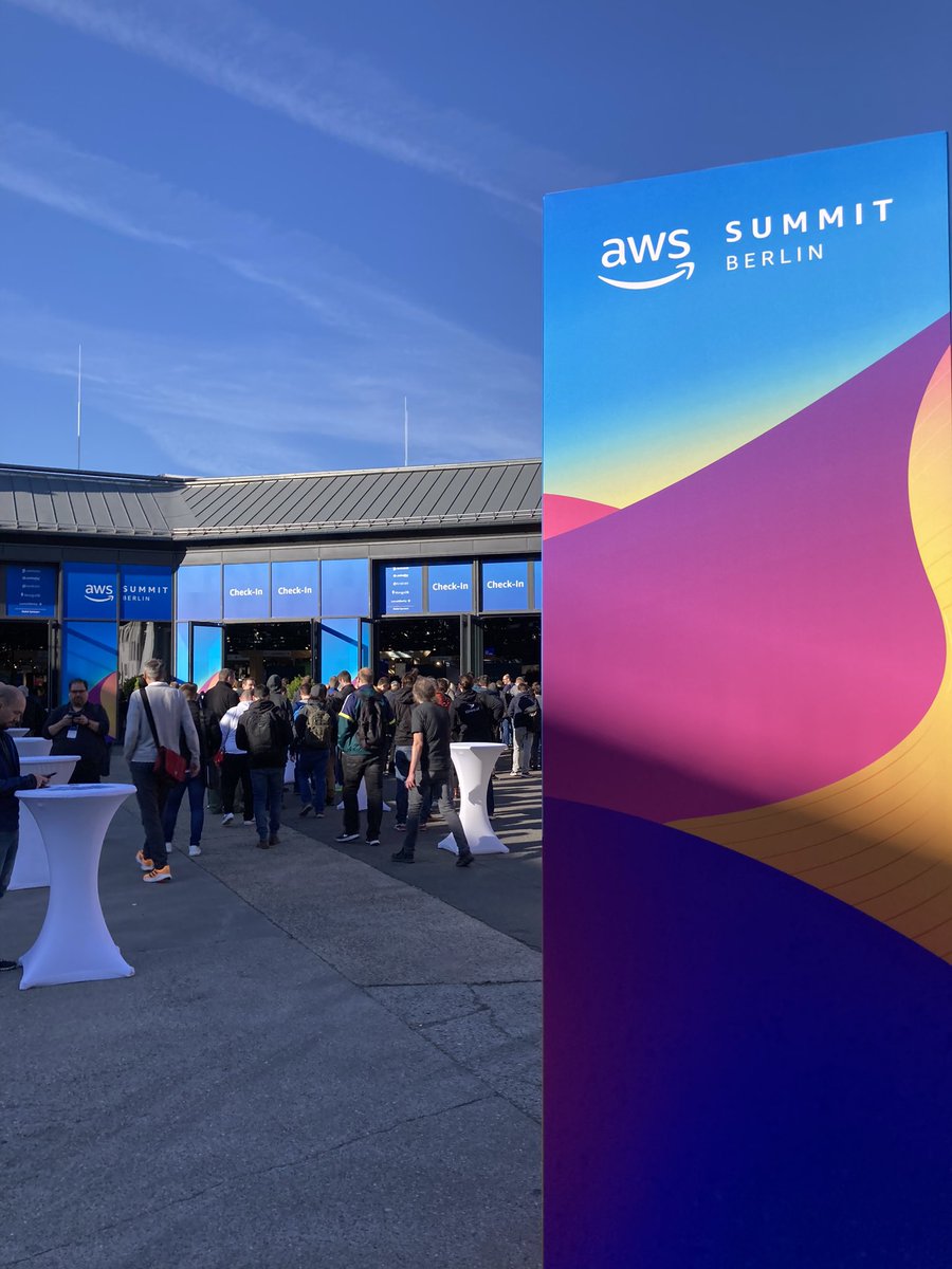 Today at <a href="/awssummits/">AWS Summits</a> Berlin!