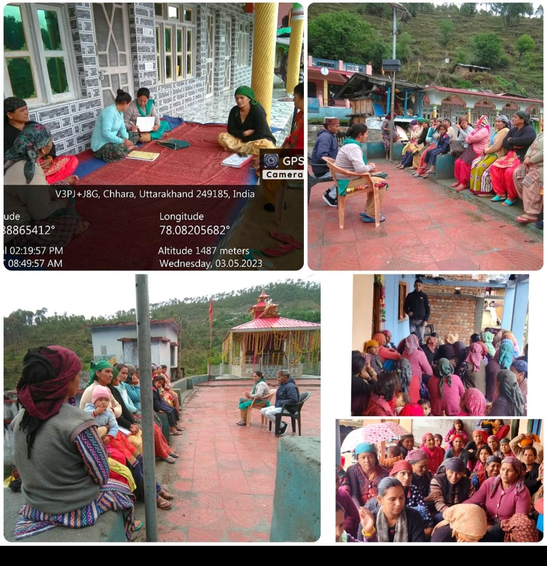 Various Village organisation monthly meeting at block Purola Uttarkashi. #documentation #saving #interlonaning #planning #REAP #USRLM @REAPUttarakhand @basava_ias @ganeshjoshibjp @nitikakh22 @ukcmo @CdoUttarkashi