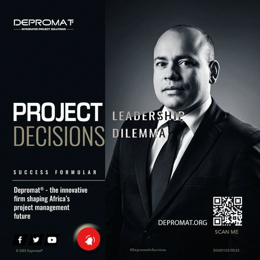 depromat's tweet photo. Are you in any of the following dilemma?
Project decisions leadership or project leadership decisions? Don't wait any further. Depromat® has the solution for you. Your innovative specialist firm shaping the continent's project management future. #design #depromaticservices https://t.co/0hyfTMMxSO