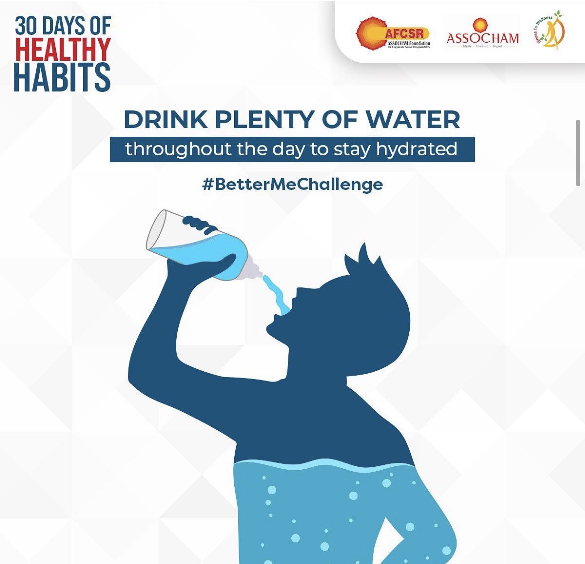 itwsays's tweet photo. @KristenJakobitz Stay hydrated with the 8x8 rule!
Drinking at least 8 glasses of water a day helps maintain optimal hydration levels and promotes overall health and well-being!
#IllnessToWellness #BetterMeChallenge #30DaysofHealthyHabits https://t.co/KtazKy0xFC
