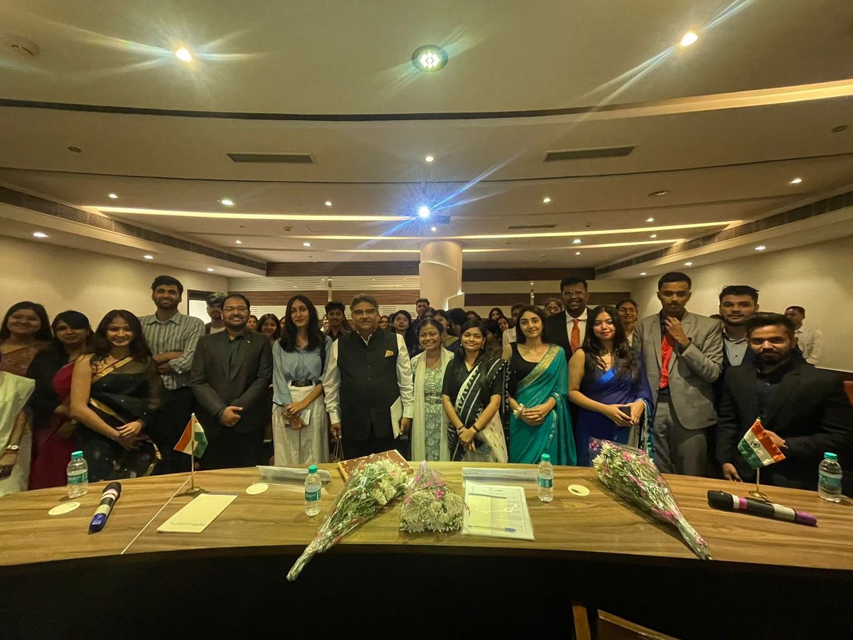 arpitchtr's tweet image. Delivered a talk on
 &quot;Indian Foreign Policy : Tracing the Trajectory” hosted by  @globalyouthind 

I noted the importance of #Geotech in as a key driver of foreign policy. 
And listened to a spectacular talk on Diaspora Engagement in Indian Foreign Policy by @AmbTrigunayat !