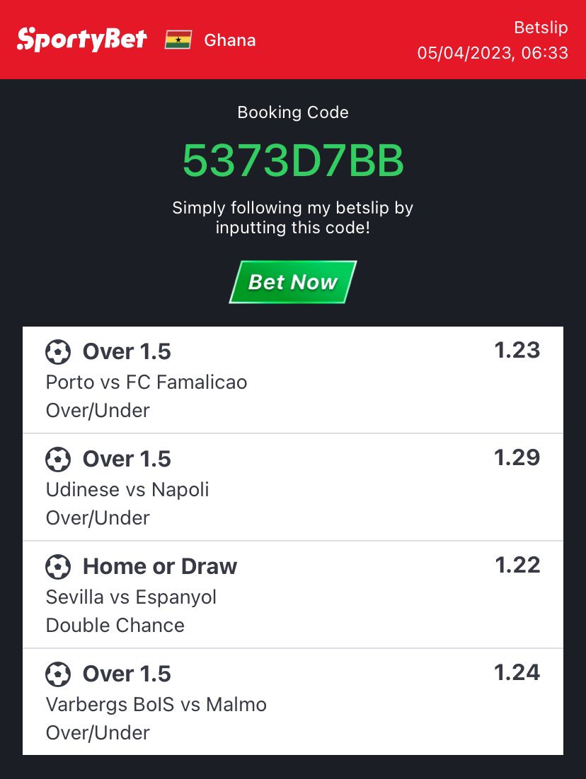 StreetsCaptain's tweet photo. Daily Free Odds

2+ odds - 5373D7BB
4+ odds - 1957C2700

Edit, Play or Ignore
#betresponsibly 
Telegram - https://t.co/izQBjXEogT https://t.co/Krlw4G2API