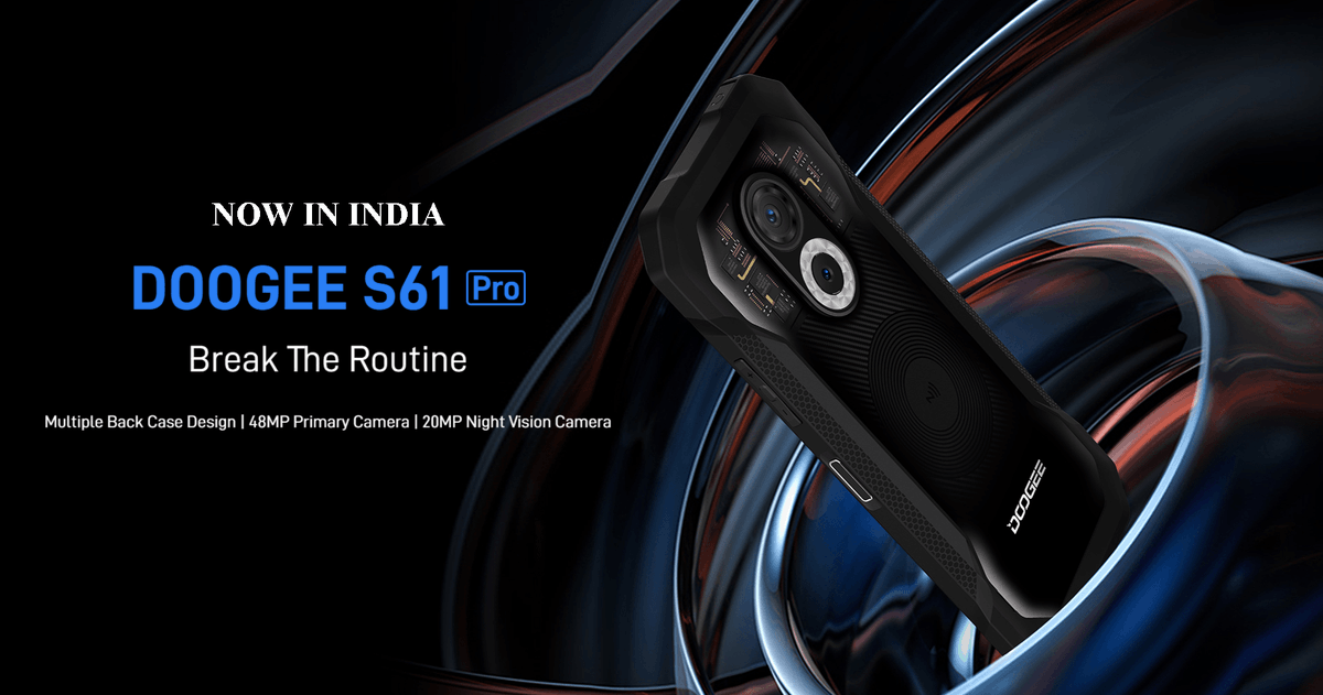 IndiaDoogee's tweet image. The new 📱DOOGEE S61 Pro combines aesthetics and durability with an exciting, see-through design now in India
🛒Buy Now :- doogeeindia.com/doogee-s61-pro/
#doogees61pro #ruggedphone #newgenerationtechnology #IP68 #IP69K #militarygrade #nfc #Transparent #nightvision