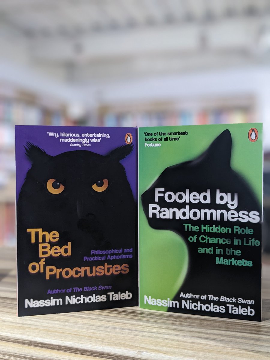 Rovingheights's tweet image. #TheBedOfProcrustes NGN 5000
#FooledByRandomness NGN 7000

#NassimNicholasTaleb