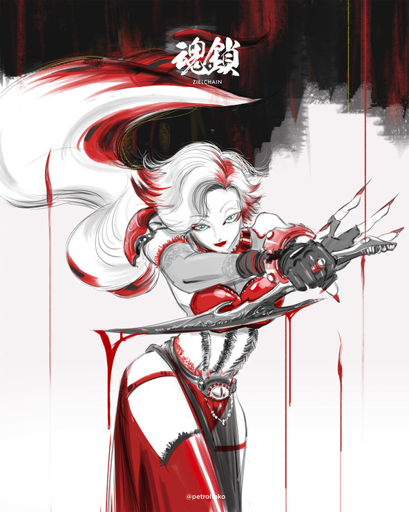 🎭🦋 Amano's art is a celebration of duality - light and darkness, beauty and terror, fantasy and reality. His characters often embody these contradictions, making them all the more intriguing. #YoshitakaAmano #Zielchain