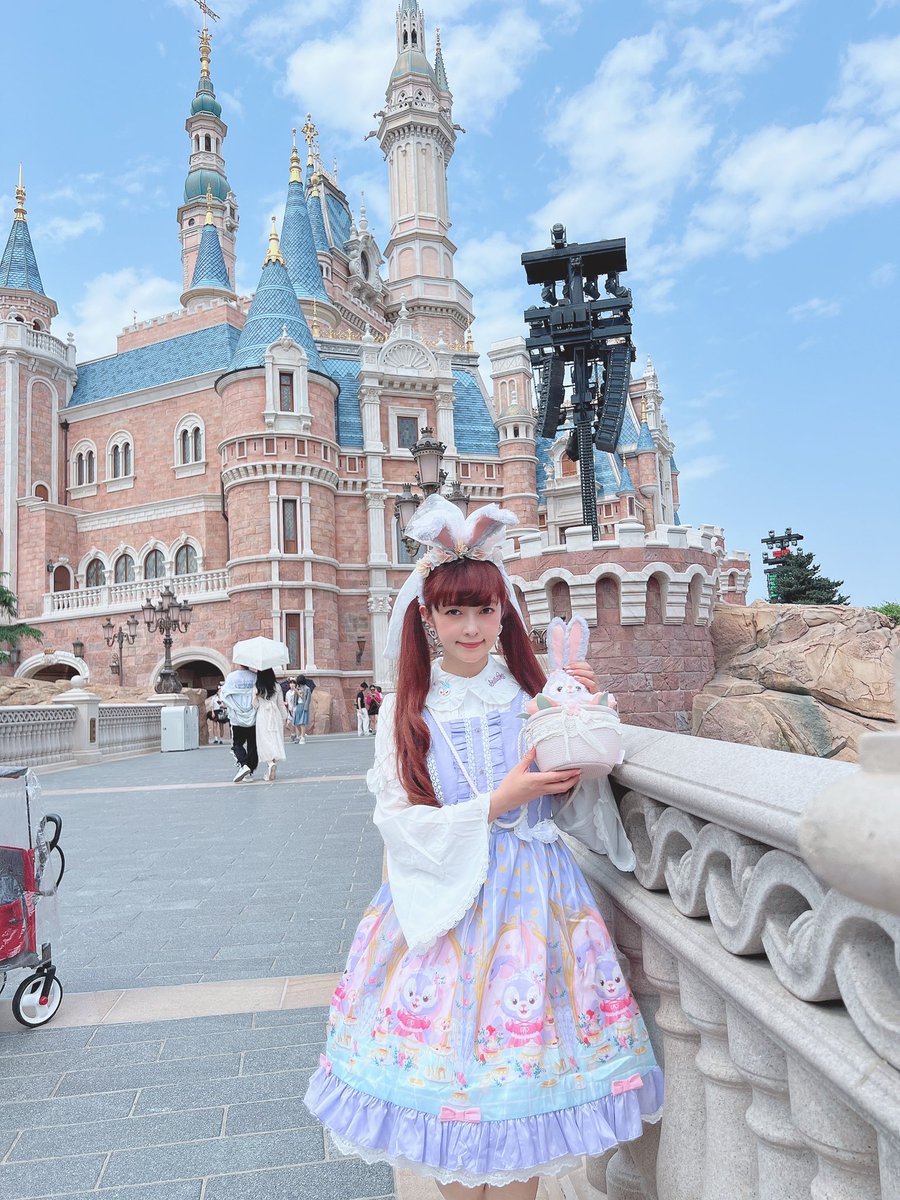上海ディズニーでロリータ売っているので着たよ💕ステラルーちゃん