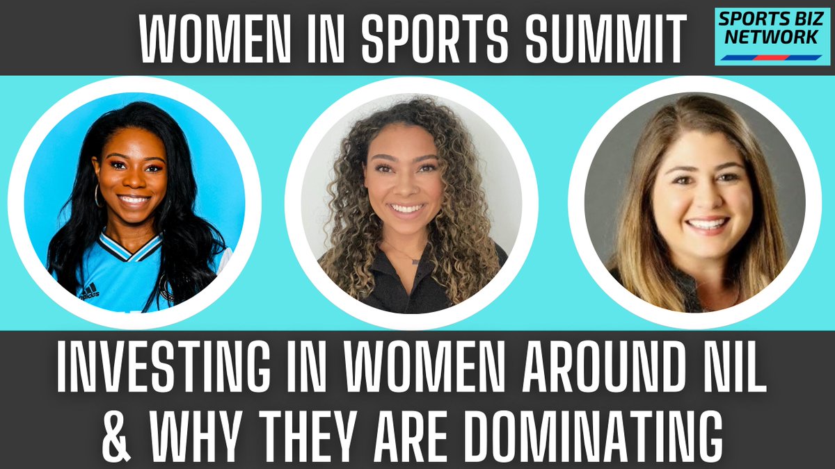SportsBizTeam's tweet image. 🚨Women in Sports Summit🚨

Investing in women around NIL &amp;amp; why they are dominating 📈

@CharlotteFC's Tearra Bell, @Captiv8labs' @noveenjoon discuss with @sportswithlogs 👇

Watch now 👉youtu.be/waE3WDVcf-M