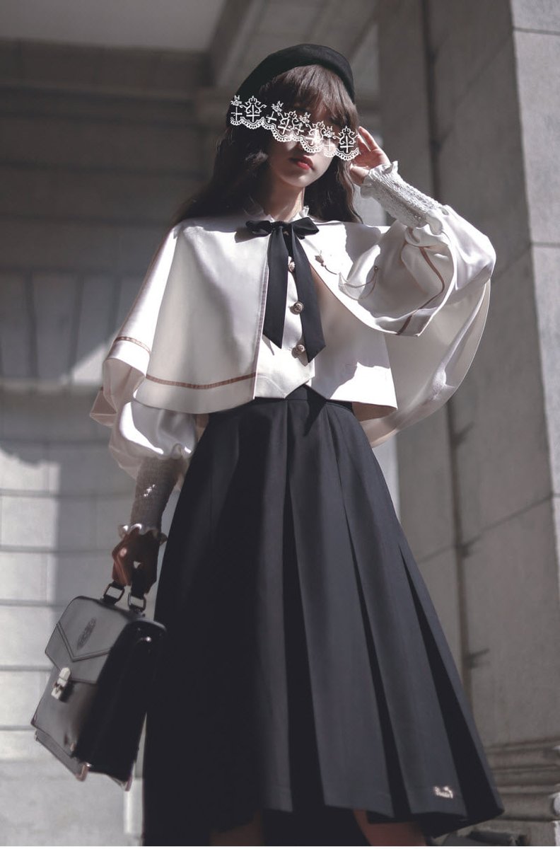 LolitaWardrobe's tweet photo. HuTaoMuJK 【-Princess's Dairy-】 Lolita Cape, Skirt, Vest and Blouse

◆ Shopping Link >>> https://t.co/LqYJIolN26
◆ ALL Styles in ALL Sizes Are Available Now!!! https://t.co/mw42pBHB05