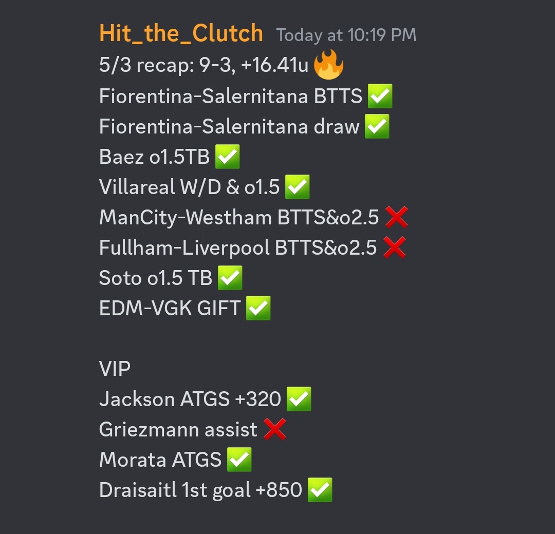 Hit_the_Clutch's tweet photo. And Draisaitl 1st goal to cap the day. Up over 16u today! Every day won't be this good, but I promise our whole team will find you winners. Come give us a try for free: https://t.co/EPyRvYzN8o https://t.co/vbXw94TG3d
