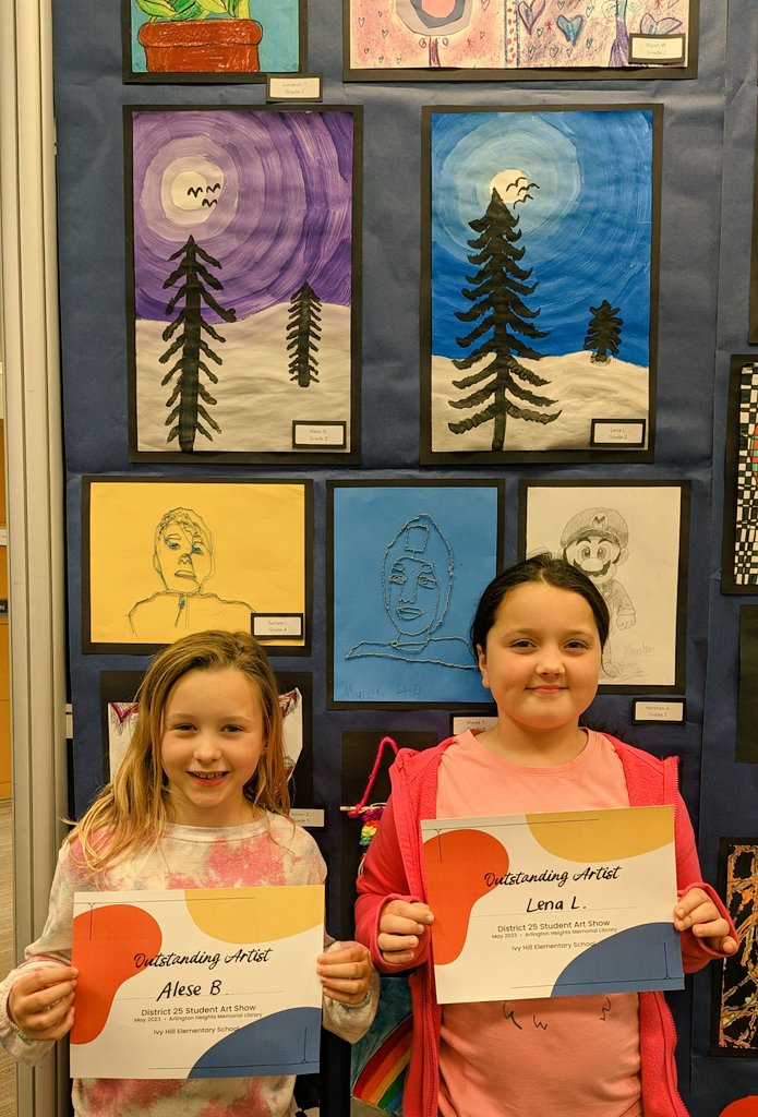 Cheers to celebrating the creativity of our beautiful students🎉🎨 #IvyHillLeague