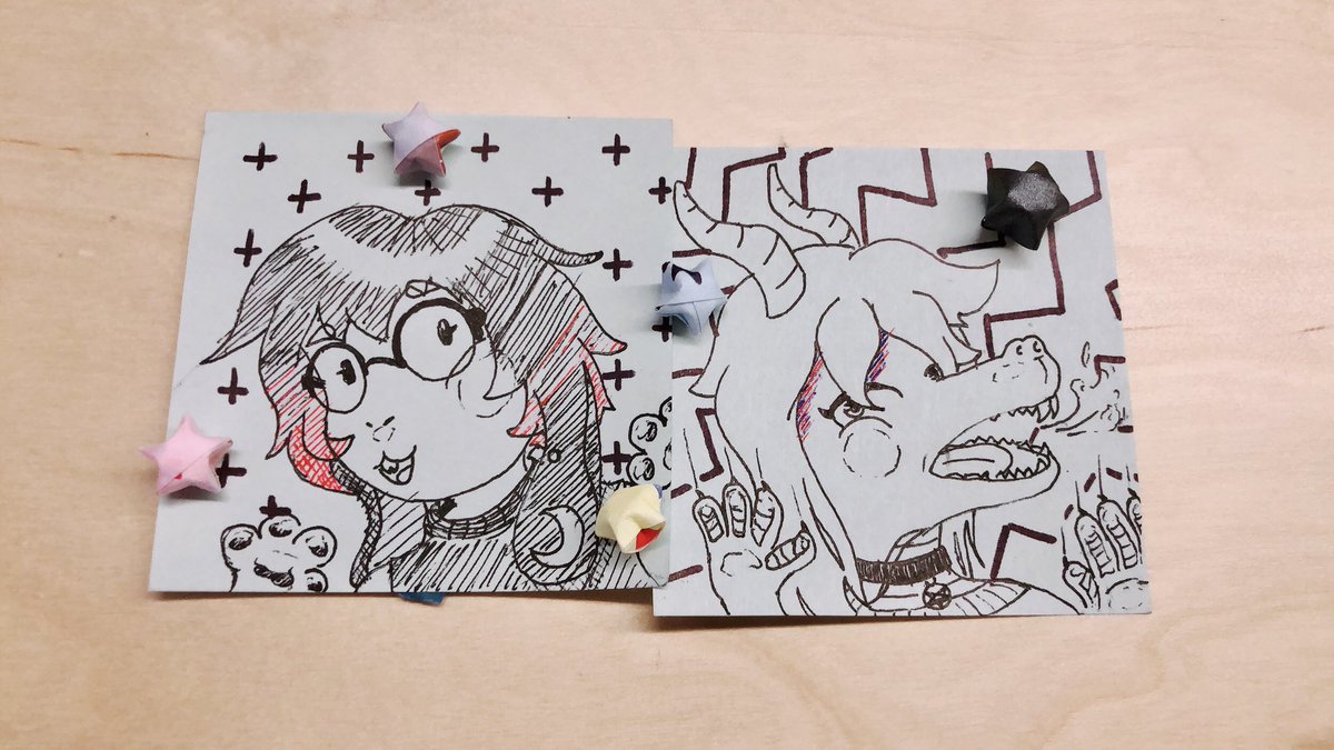 milkshakemutt's tweet photo. post-it partners ✏️✨ https://t.co/CVvLvmvu3N