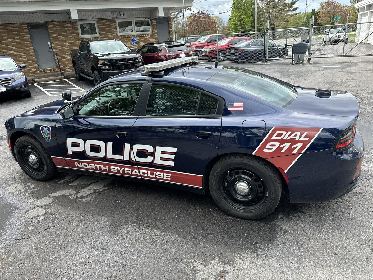 NSyracusePD's tweet photo. Your NSPD has added a couple of new cruisers to the fleet to replace our 2015 and 2017 patrol vehicles. We showcased our Ghost-Lettered slick top a short time ago and pictured here is vehicle 222, a fully-marked 2022 Dodge Charger . 
#nspdny https://t.co/dBMLlegVsg