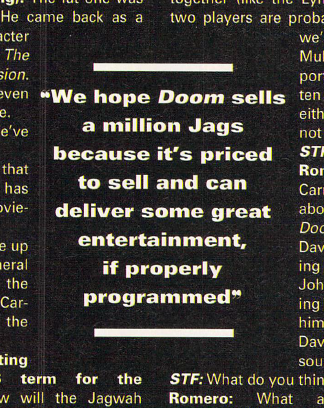 Atari_VB_Pod's tweet photo. #Atari #Jaguar #Doom #IDSoftware
#STFormat Magazine June 1994: 
"We hope Doom sells a MILLION Jags because it's priced to sell and can deliver some great entertainment if properly programmed" - John Romero https://t.co/9CndtrFvDn