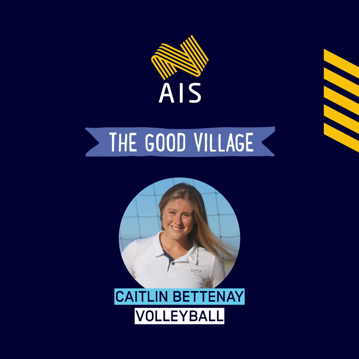 ausvolley's tweet photo. It's fantastic to see beach volleyball athlete Caitlin Bettenay named as one of 12 The Good Village @theAIS  Problem Solvers Program ambassadors!

Find out more and register to have Caitlin visit a school near you 👉  https://t.co/0cdcHe7iDa

#TheGoodVillage #theAIS https://t.co/o0V9VMT6Lk