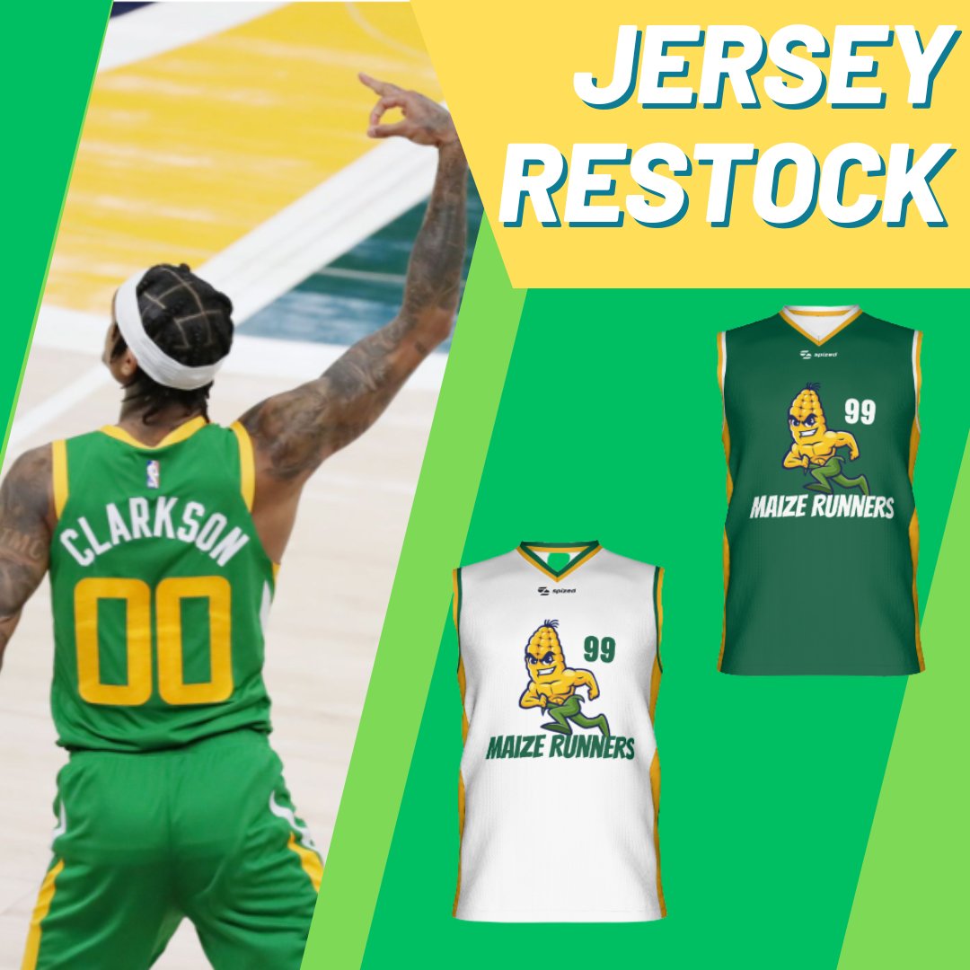 MaizeNebraska's tweet photo. JERSEY RESTOCK!!! https://t.co/iNgHPDwBEb
Sold at every game in The Cob fanwear stores!

#mobthecob #copthatcobwear https://t.co/Di99vXUzem
