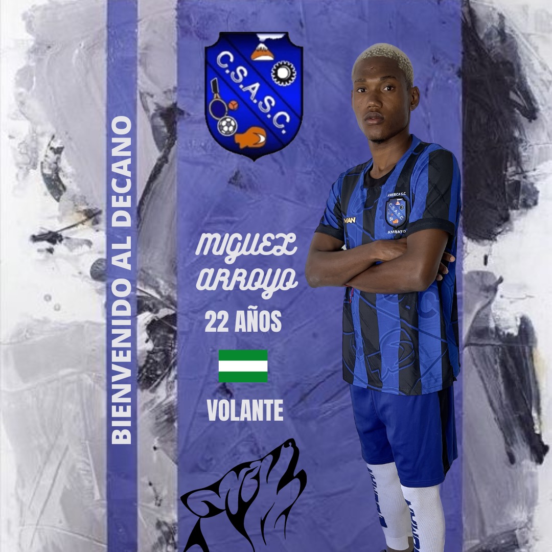 AmericaSC1915's tweet photo. #ElDecanoDeAmbato⚽ da la bienvenida a los  #GuerrerosNegriazul🐺

🔥 Miguel Arroyo - Volante 🐺
🔥 Wilder Martínez - Delantero 🐺

¡Bienvenidos al #AmericaSportingClubDeAmbato

¡A jugar con #GarraYCorazon

¡Se viene la #MareaAzul

#AscensoTUNGURAHUA

#Campeonato2023 https://t.co/KTSlc2je3D